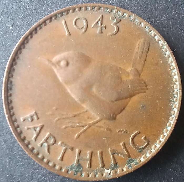 1943 Great Britain Farthing