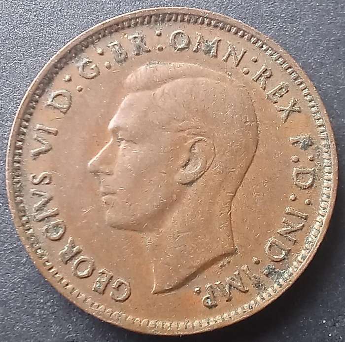 1943 Great Britain Farthing