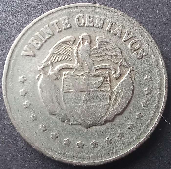Colombia 1956 20 Centavos