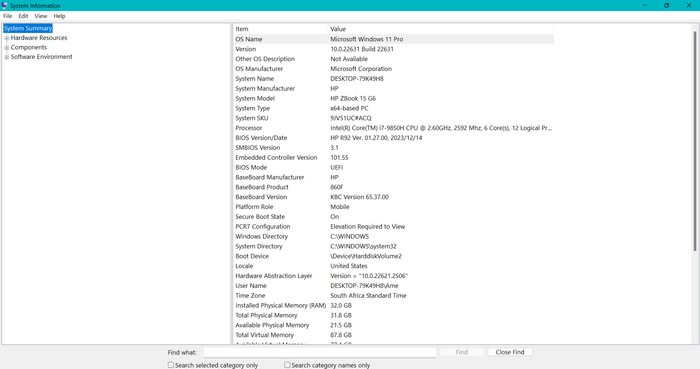 HP Zbook 15 G6 Mobile Workstation