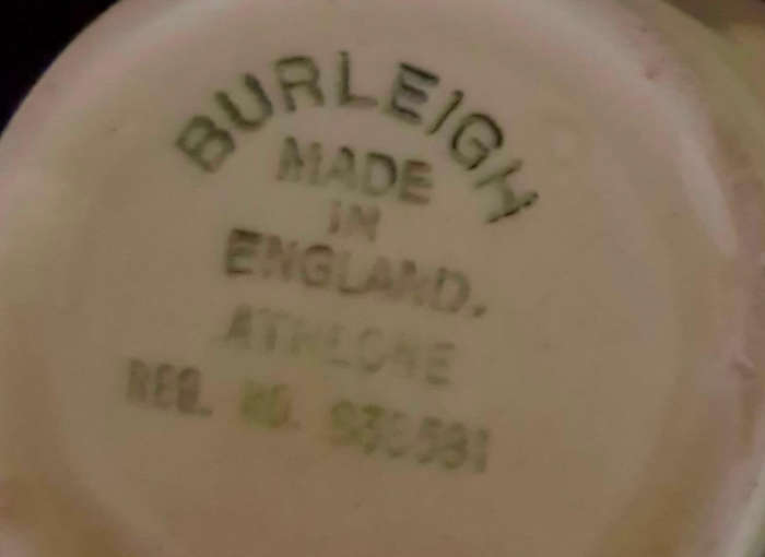 Burleigh miniature cup & saucer (demitasse)