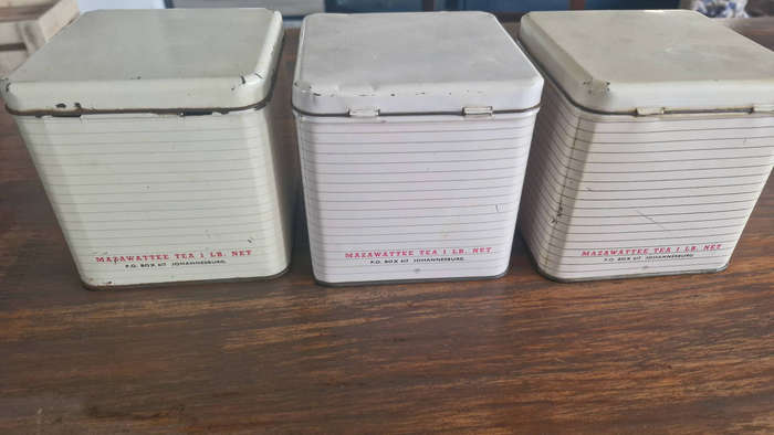 Mazawattee Tea Tins