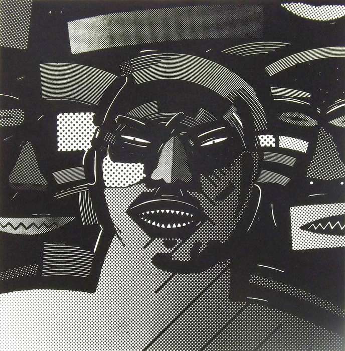 Norman Catherine A3 Hand pinted silkscreen Limited Edition