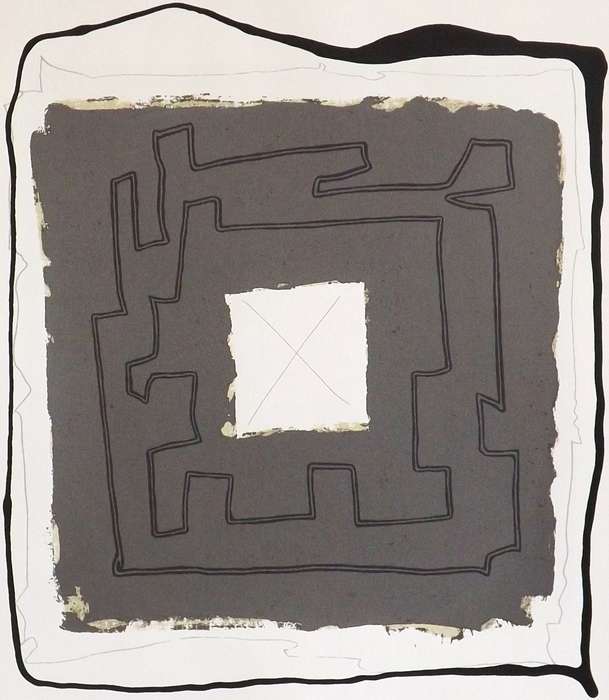 CHRISTO COETZEE. DIE ARK. A3. Hand printed silkscreen. Limited Edition. Pencil signed.