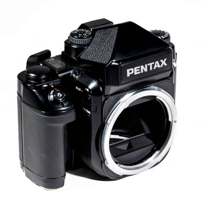 Pentax 67 II medium format camera with 67 SMC 105mm f2.4 lens
