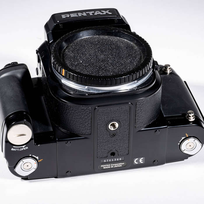 Pentax 67 II medium format camera with 67 SMC 105mm f2.4 lens
