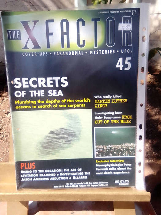 VINTAGE COLLECTABLE THE X FACTOR MAGAZINE ISSUE 41 - 45 - PLEASE LOOK AT PICTURES TO MAKE AN INFORME