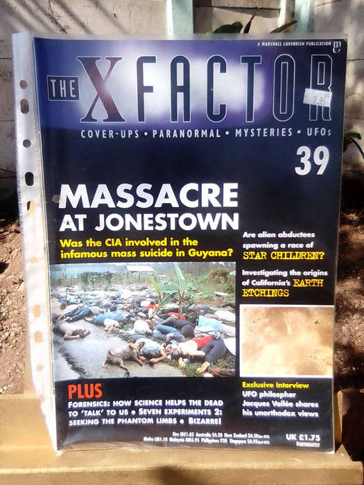 VINTAGE COLLECTABLE THE X FACTOR MAGAZINE ISSUE 36 - 40