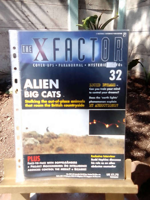 VINTAGE COLLECTABLE THE X FACTOR MAGAZINE ISSUE 31 - 35