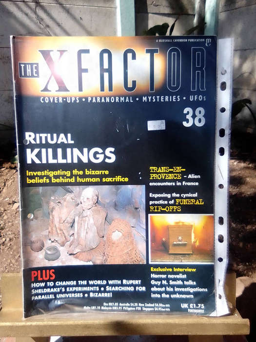 VINTAGE COLLECTABLE THE X FACTOR MAGAZINE ISSUE 36 - 40
