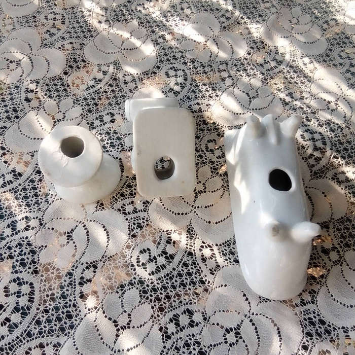 Vintage Bathroom set for doll house porcelain made