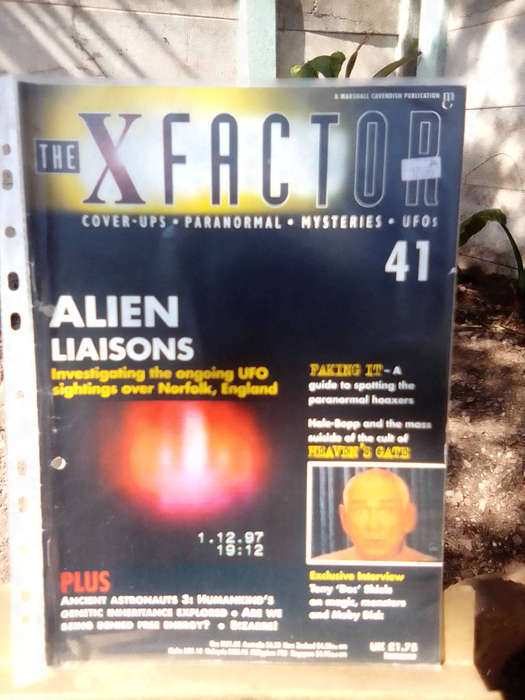 VINTAGE COLLECTABLE THE X FACTOR MAGAZINE ISSUE 41 - 45 - PLEASE LOOK AT PICTURES TO MAKE AN INFORME