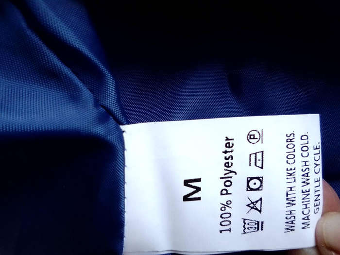 Body Warmer in Blue padded fabric