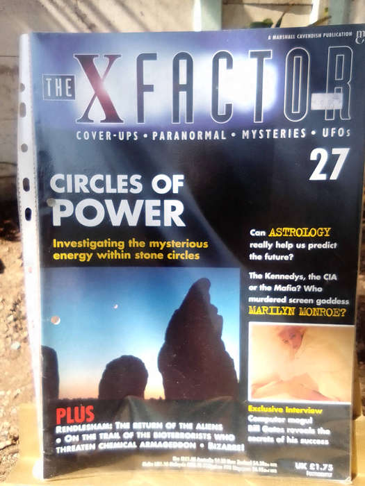 VINTAGE COLLECTABLE THE X FACTOR MAGAZINE ISSUE 26 - 30