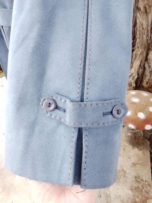 Vintage Jarmode Boutique Light Grey Coat with stitched detail