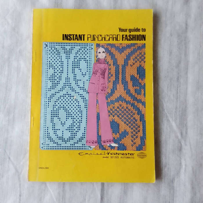 Knitting Machine Empisal Knitmaster 321 /323 Manual Instant Punchcard Fashion Book