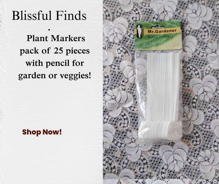 Plant Markers pack of 25 pieces for garden or veggies!