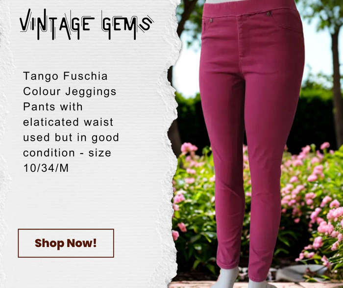 TANGO BRAND - DARK FUCHSIA JEGGINGS
