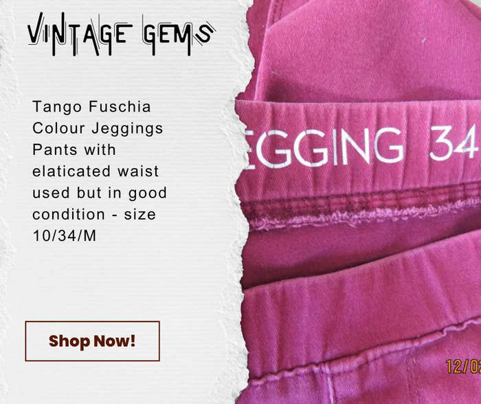 TANGO BRAND - DARK FUCHSIA JEGGINGS