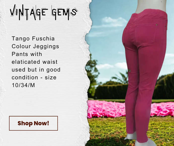 TANGO BRAND - DARK FUCHSIA JEGGINGS