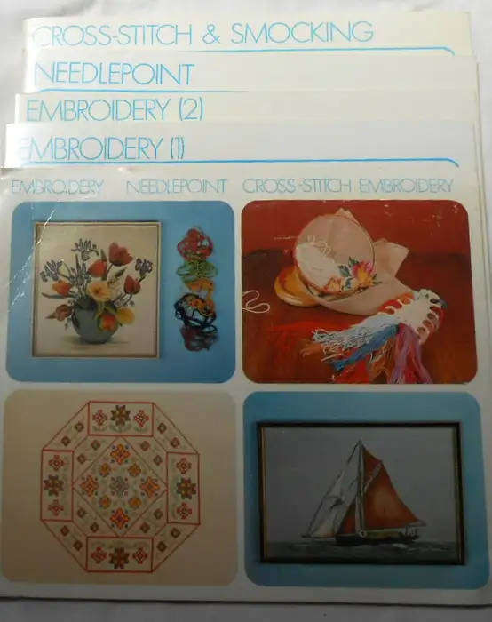 CRAFT BOXED SET OF 1975 CREATIVE PATTERNS - 47 PATTERNS & BOOKLETS-SEE LISTING