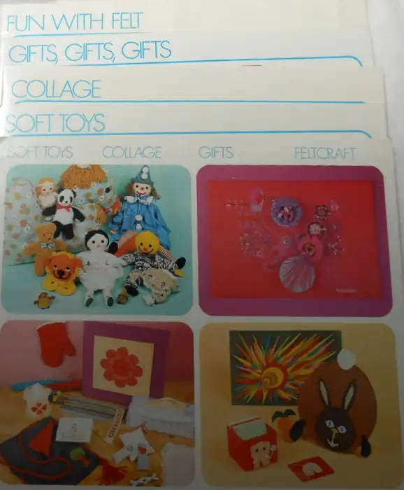 CRAFT BOXED SET OF 1975 CREATIVE PATTERNS - 47 PATTERNS & BOOKLETS-SEE LISTING