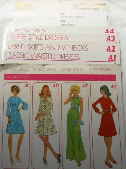 CRAFT BOXED SET OF 1975 CREATIVE PATTERNS - 47 PATTERNS & BOOKLETS-SEE LISTING