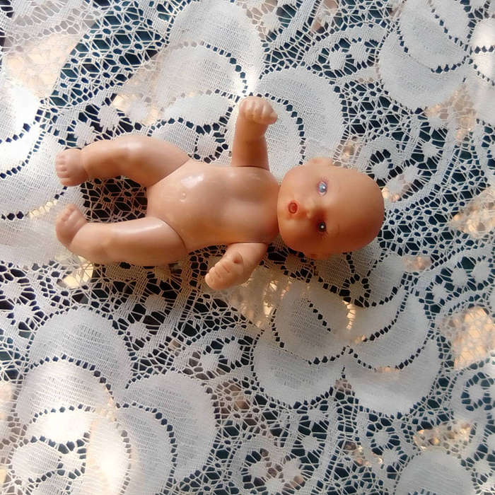 Vintage Miniature Baby Doll 8 cm