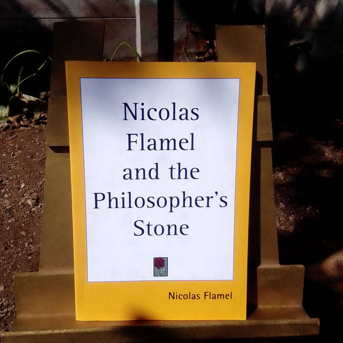 ANTIQUARIAN OCCULT BOOK - NICOLAS FLAMEL AND THE PHILOSOPHERS STONE - SOFTCOVER