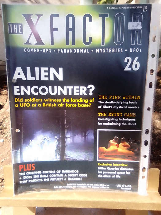 VINTAGE COLLECTABLE THE X FACTOR MAGAZINE ISSUE 26 - 30