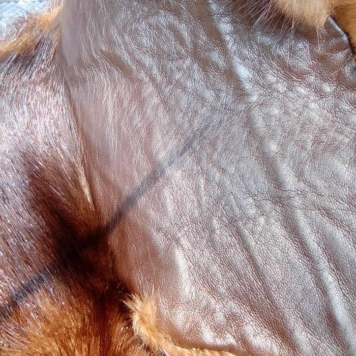 Vintage 1970'S K BOROWSKI custom designed mink leather jacket johannesburg