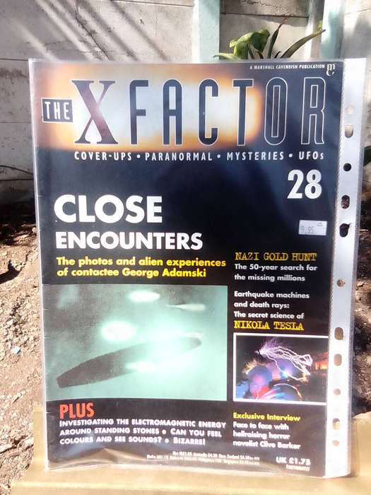 VINTAGE COLLECTABLE THE X FACTOR MAGAZINE ISSUE 26 - 30