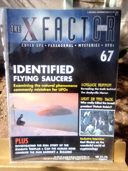 VINTAGE COLLECTABLE THE X FACTOR MAGAZINE ISSUE 66 - 70
