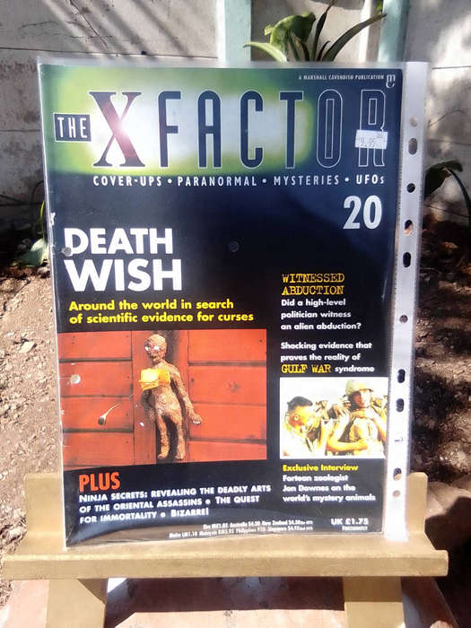 VINTAGE COLLECTABLE THE X FACTOR MAGAZINE ISSUE 16 - 20