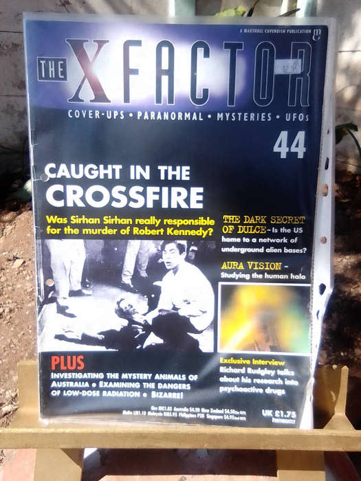VINTAGE COLLECTABLE THE X FACTOR MAGAZINE ISSUE 41 - 45 - PLEASE LOOK AT PICTURES TO MAKE AN INFORME