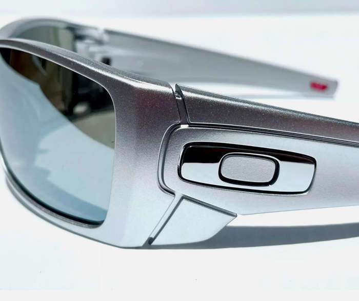 Oakley Batwolf Polished Chrome Interchangeable Icon System