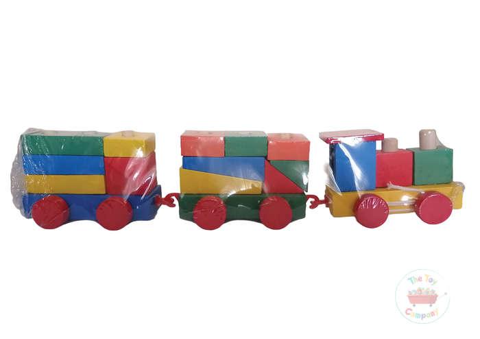Wooden Train Set - Fun Educational Toy