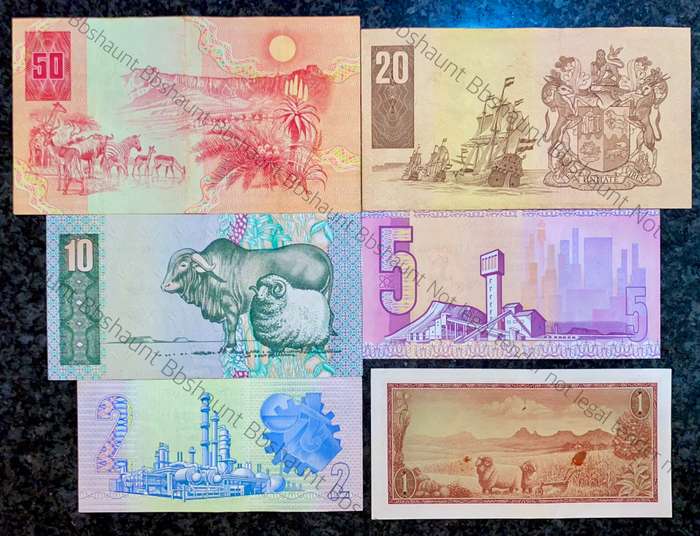 Complete Set CL Stals R50 to R2AA  good condition 1st issue 1990 (R1 TW De Jongh) (1 bid takes all)