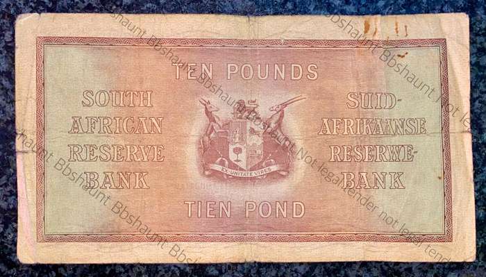 J Postmus 10 pound F1 - 14th April 1943 only issue