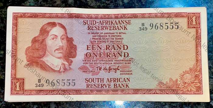 Tw De Jongh. R1 -- mostly EF -- B series 1973/75 (1 bid takes all 20)
