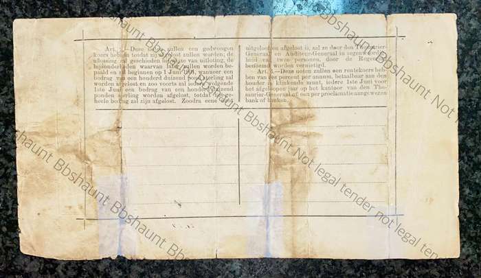 Z.A.R Pietersburg 1 pound Governments Noot 01-04-1901 No 53749A