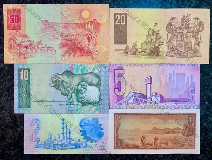 Complete Set CL Stals R50 to R2AA - 1st issue 1990 (R1 TW De Jongh)( 1 bid takes all )