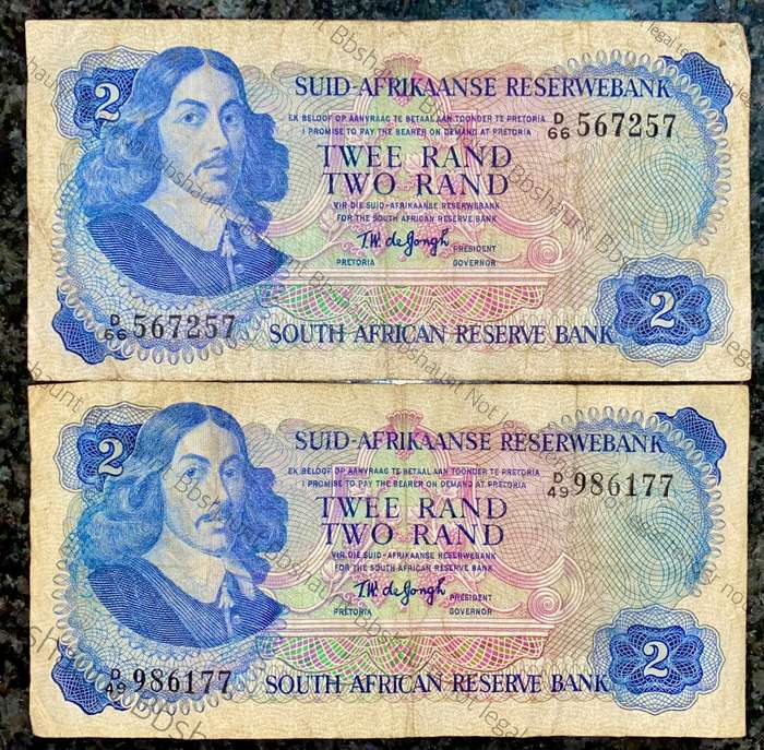 TW DE JONGH R2 - SPRINGBUCK WTM 1974 (1 BID TAKES ALL)