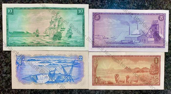 Complete Set Tw De Jongh R10 to R1 - very good condition 1967-1975(1 bid takes all)