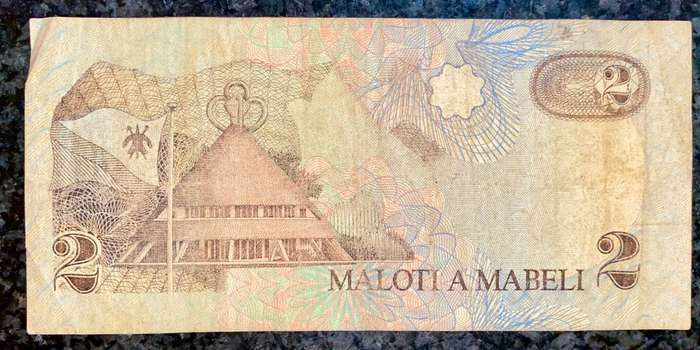 Lesotho 2 maloti 1989