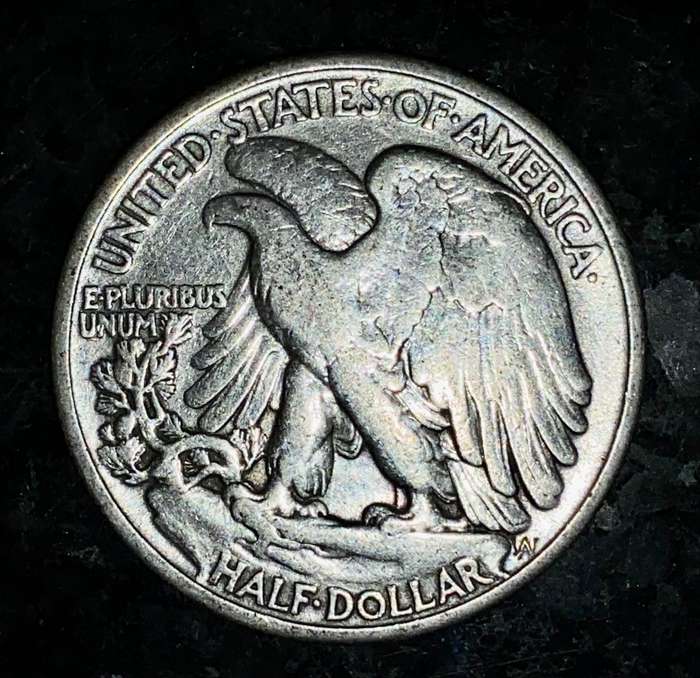 USA 1918 -- 1/2 dollar -- 900 silver