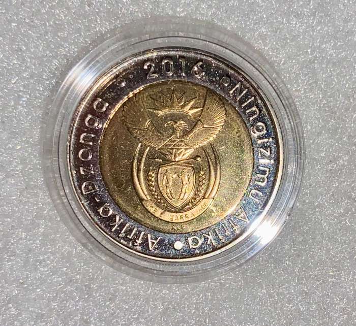 South Africa Oom Paul Mintmark Proof R5 -- 2016 -- mintage 397 - in original box with certificate