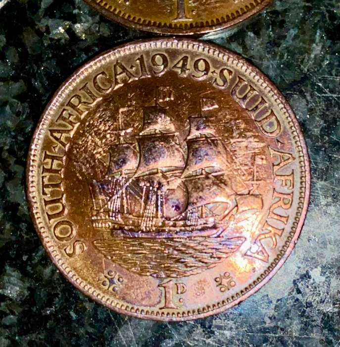 S.A Union set 1 penny 1941 to 1949 amazing toning good condition except 1942/47