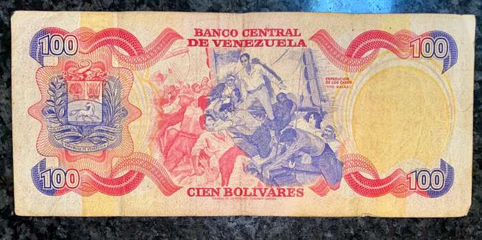 Venezuela 100 Bolivar 1980