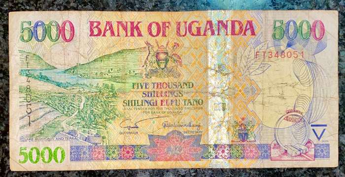 UGANDA 5000 SHILLINGS 2005